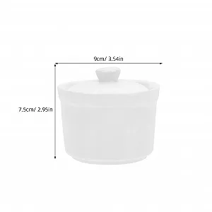 Набор мисок для запекания керамические с крышкой synthetic.ua - Фото 1