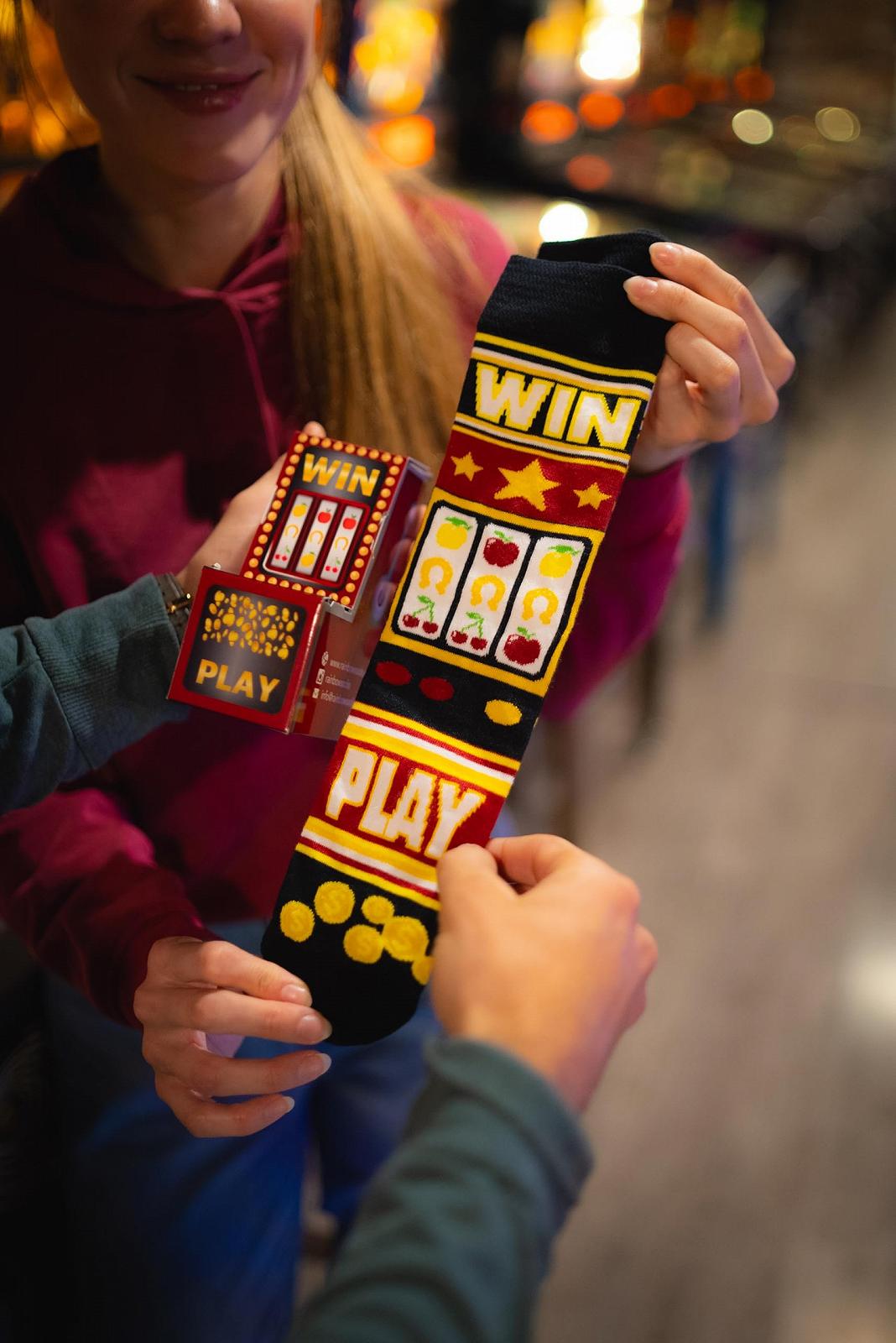 Шкарпетки Rainbow Socks Slot Machine Socks (Однорукий бандит) - 2 пари, фото №5