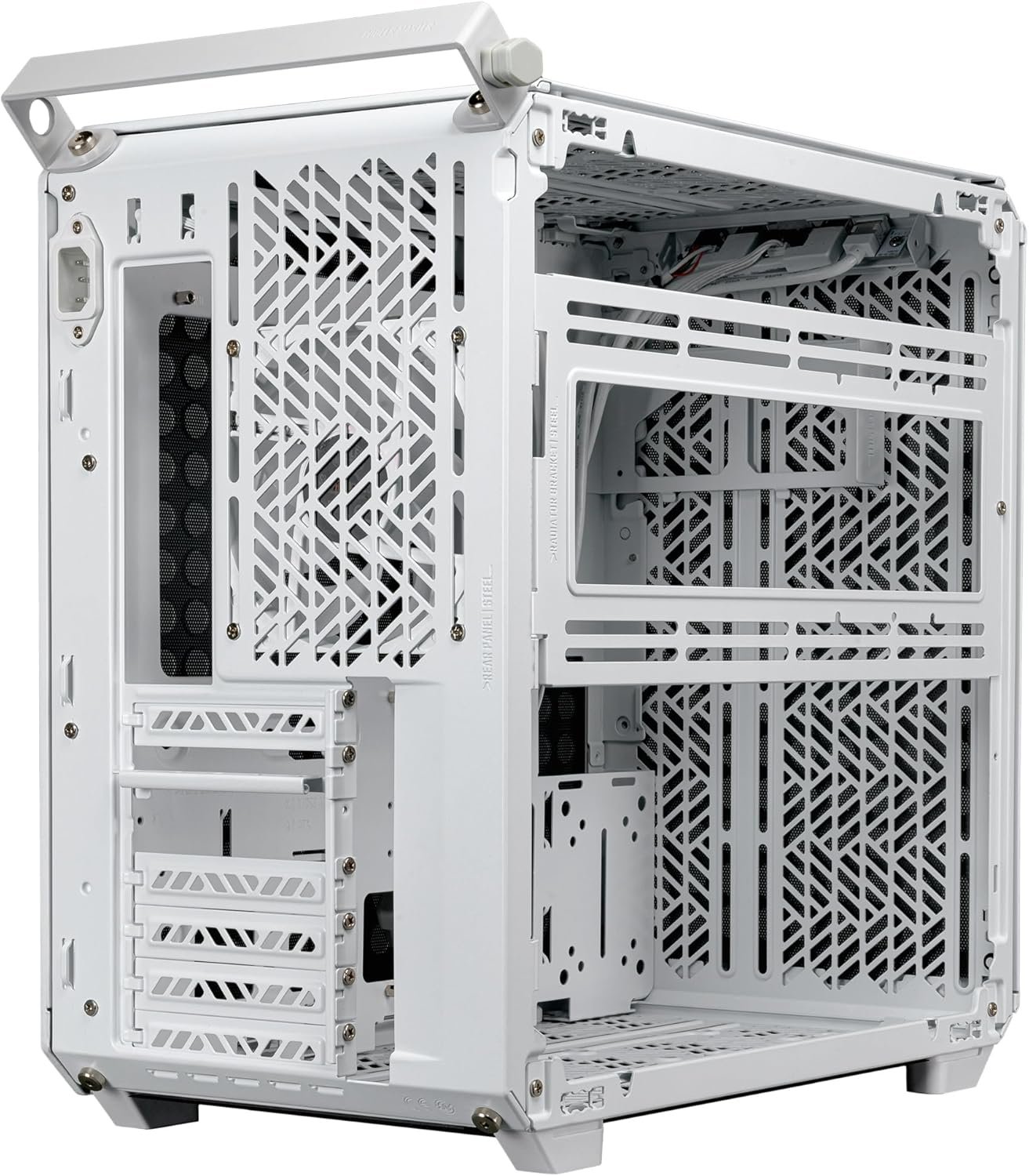 Корпус для ПК Cooler Master Qube 500 Flatpack / Без БЖ / Білий, фото №5 Корпус для ПК Cooler Master Qube 500 Flatpack / Без БЖ / Білий, фото №5