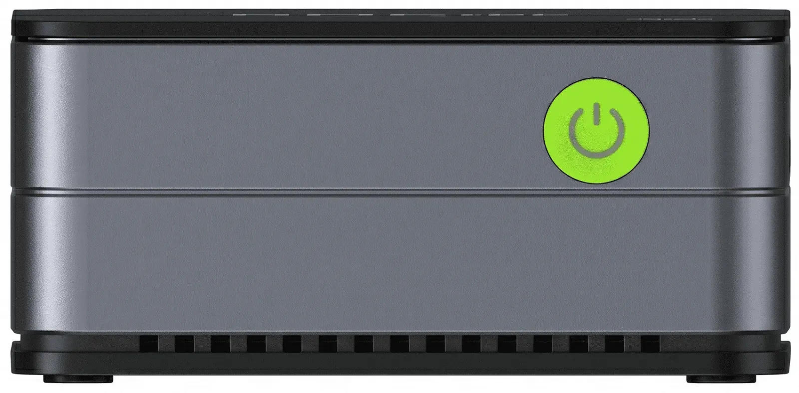 Міні ПК GMKtec Nucbox G2 Plus / Intel N150 / RAM 12GB / SSD 512GB / 2 x HDMI / 2 x LAN / Wi-Fi 6 / Bluetooth 5.2 / Windows 11 / Сірий, фото №2
