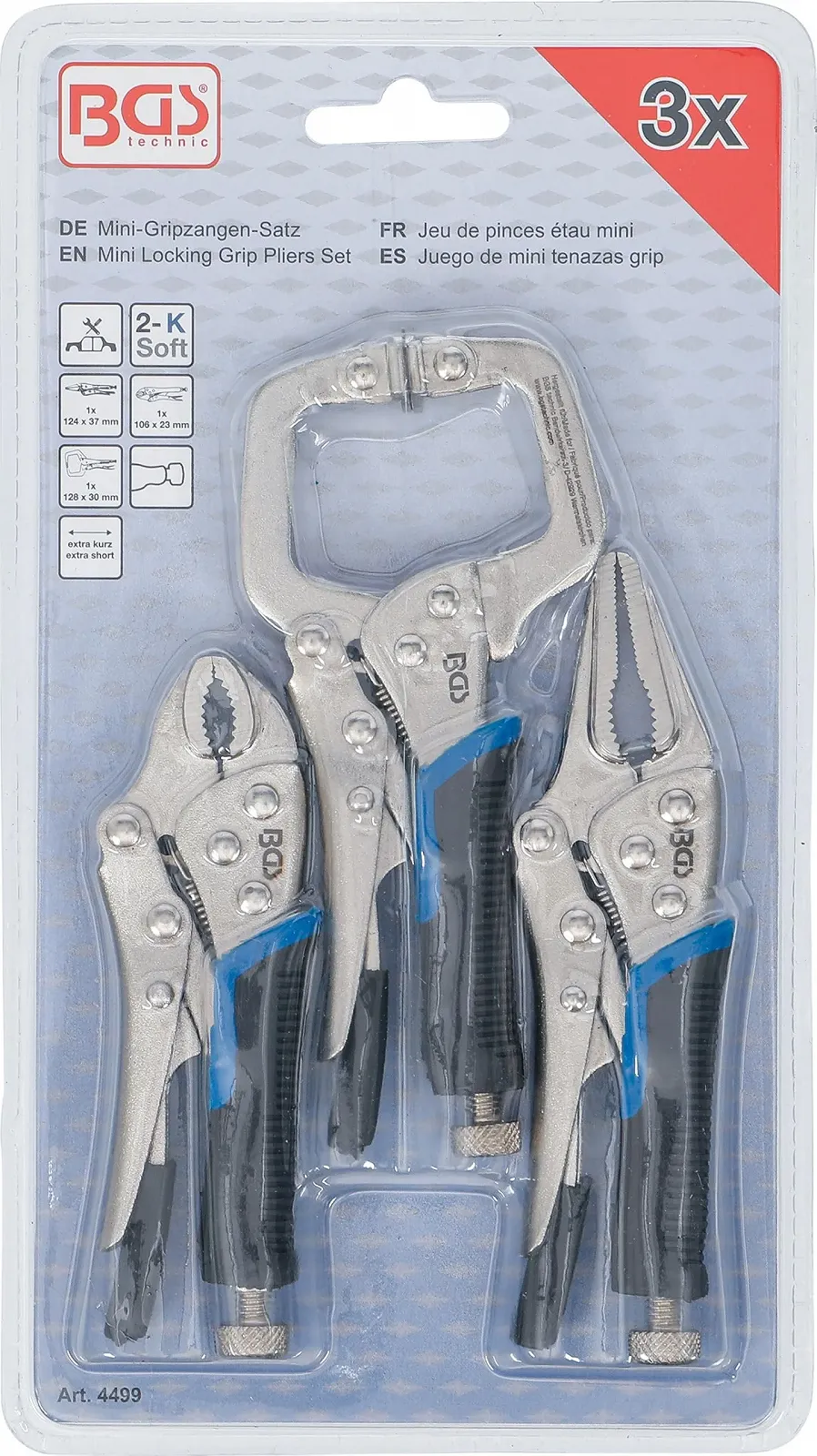 Набор мини плоскогубцев BGS NGEN 4499, фото №4