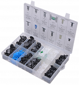 Набір кріпильних кліпс Fiat SW-STAHL S8021 308 предметів - Фото 1