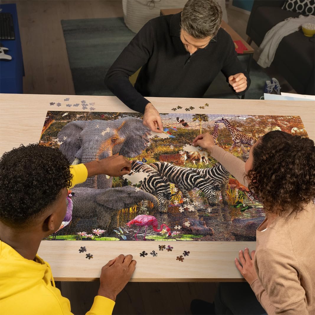 Пазл Ravensburger African Animals 3000 элементов, фото №4 Пазл Ravensburger African Animals 3000 элементов, фото №4