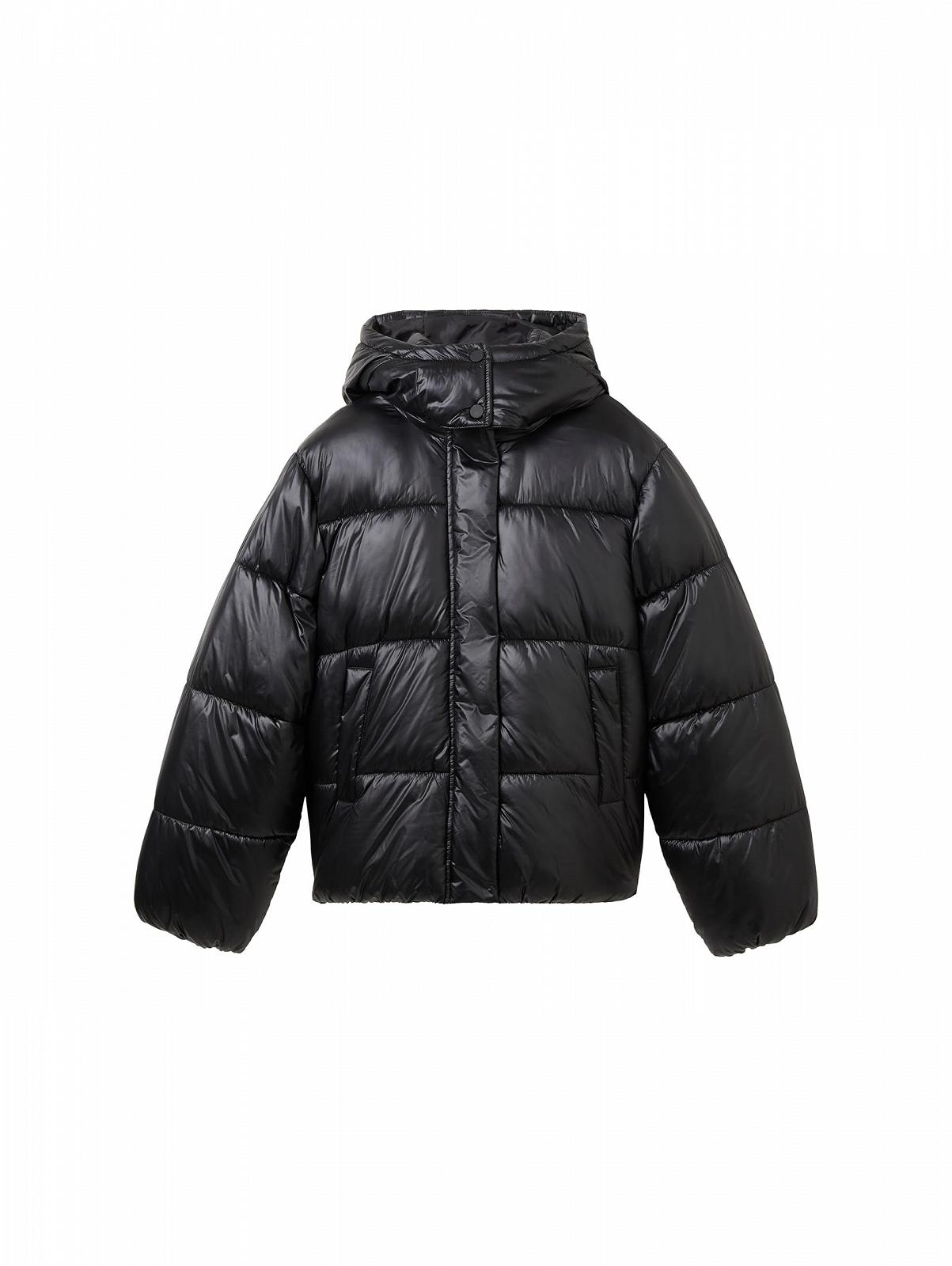 Куртка зимова TOM TAILOR Shiny Puffer з капюшоном для дівчат, фото №1