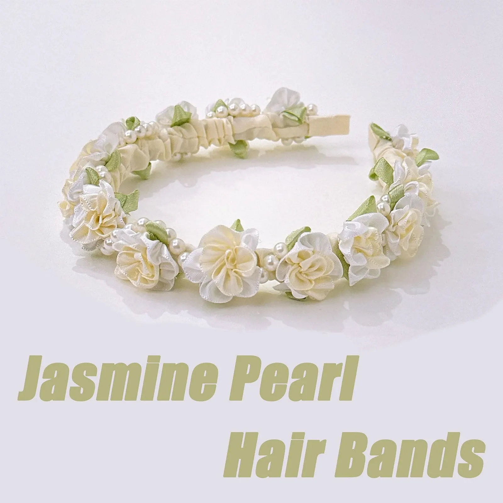 Обруч Квітковий ZAHD Ельф Білий Обруч, фото №6