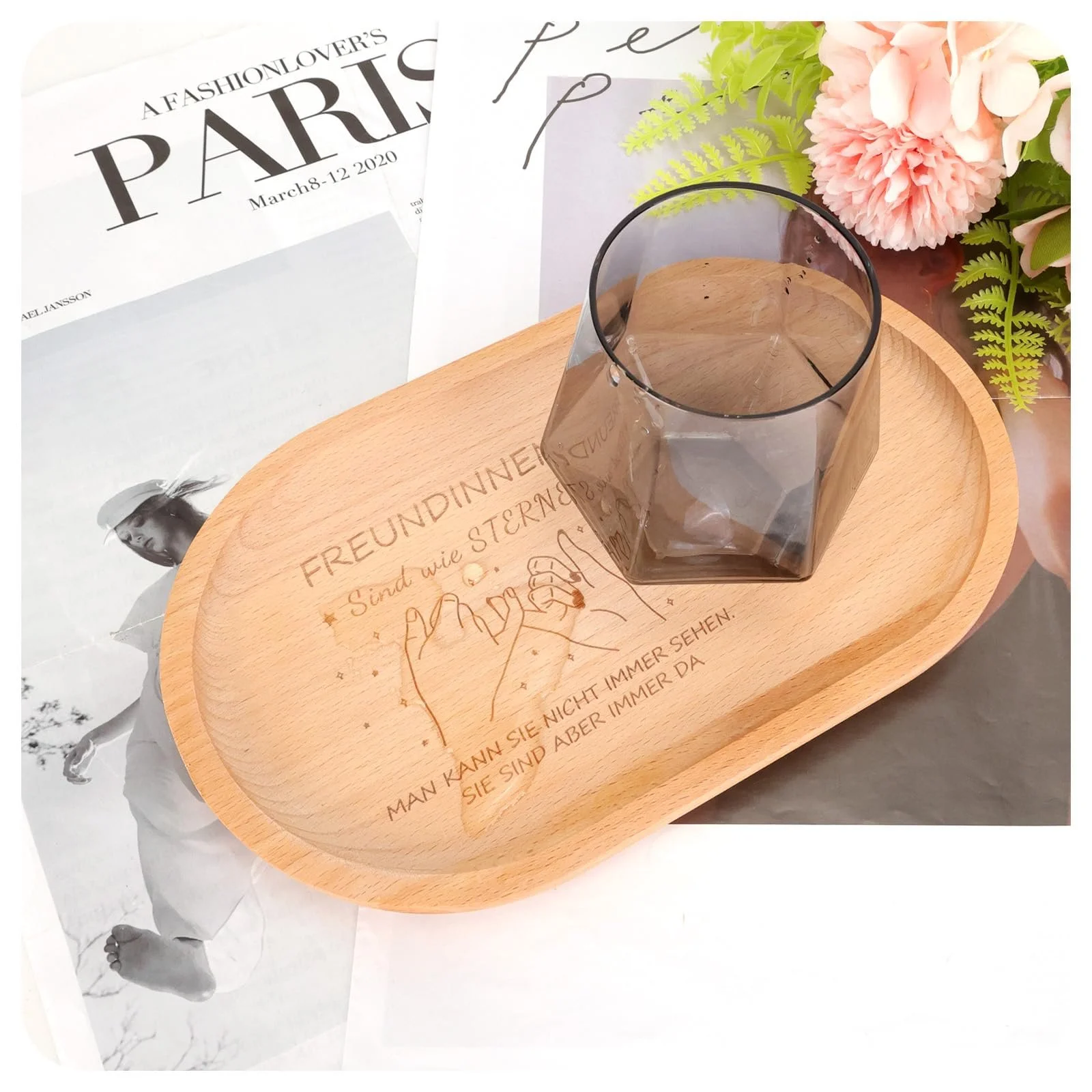 Піднос Zidoley з гравіюванням "Дружба", фото №3 Піднос Zidoley з гравіюванням "Дружба", фото №3