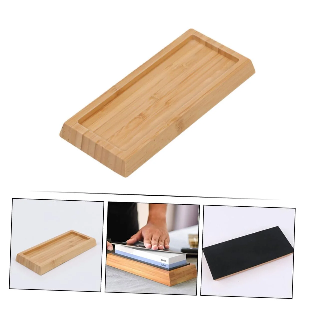 Тримач для точильного каменю SEWACC протиковзка основа універсальний підставка для заточування ножів, фото №5