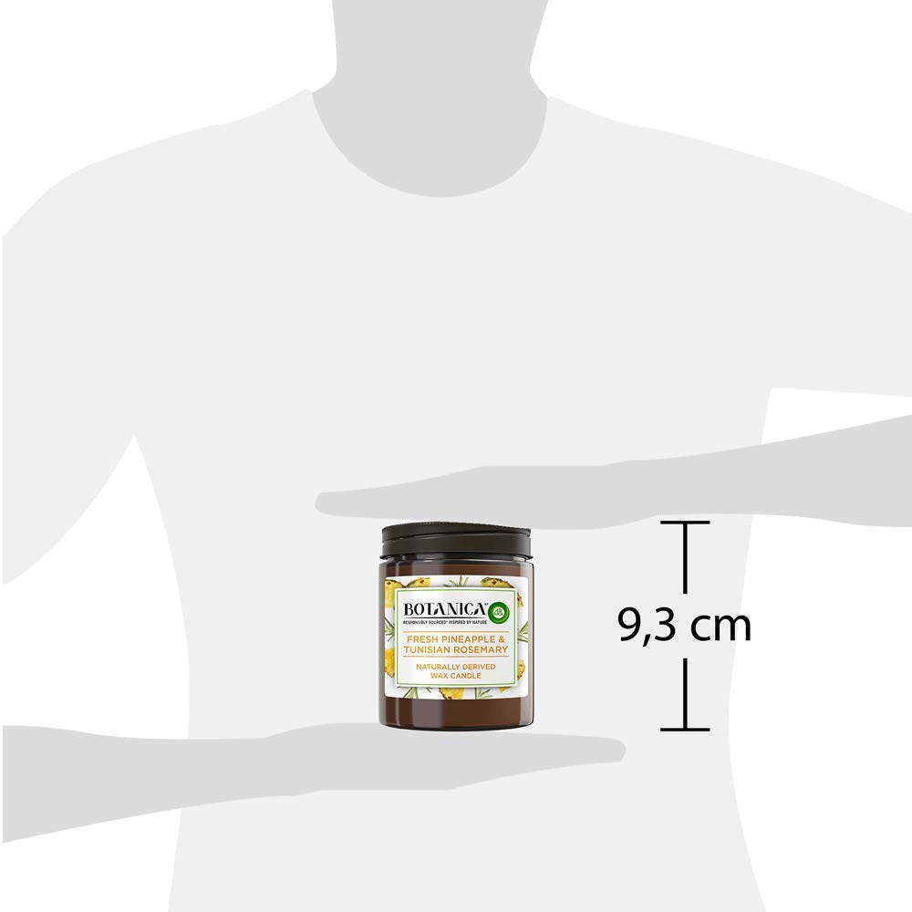 Свеча Botanica by Air Wick Fresh Pineapple & Tunisian Rosemary 205 г (упаковка из 2 шт.), фото №6 Свеча Botanica by Air Wick Fresh Pineapple & Tunisian Rosemary 205 г (упаковка из 2 шт.), фото №6