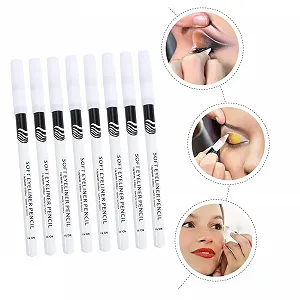 Олівець для очей minkissy білий блискучий synthetic.ua - Фото 1