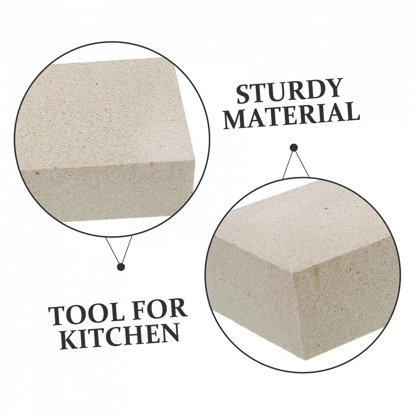 Точильные камни портативные двухсторонние серые 3 шт., фото №7