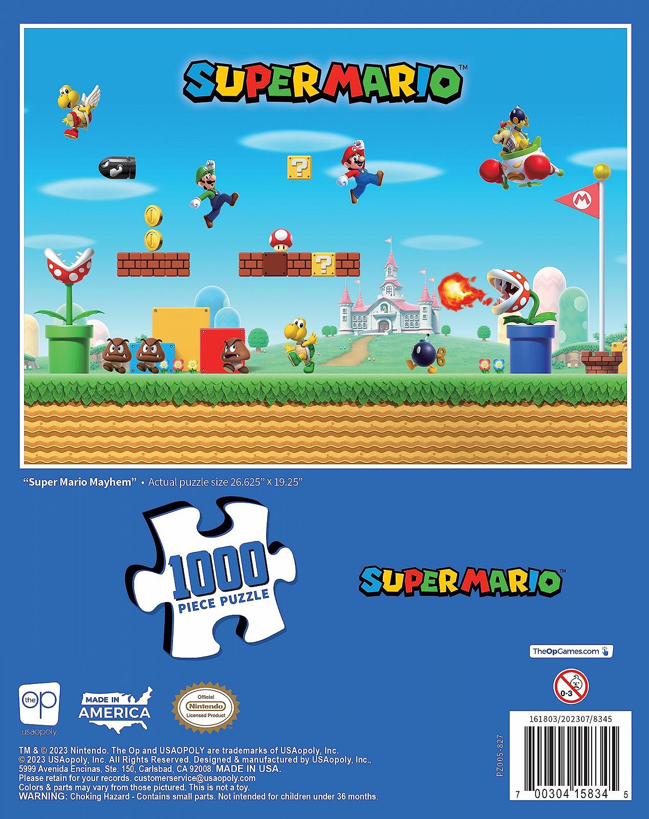 Пазл The OP Super Mario Mayhem 1000 элементов, фото №2