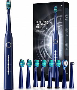 Электрическая зубная щетка Sonic 40000 VPM 5 режимов Night Blue - Фото 1