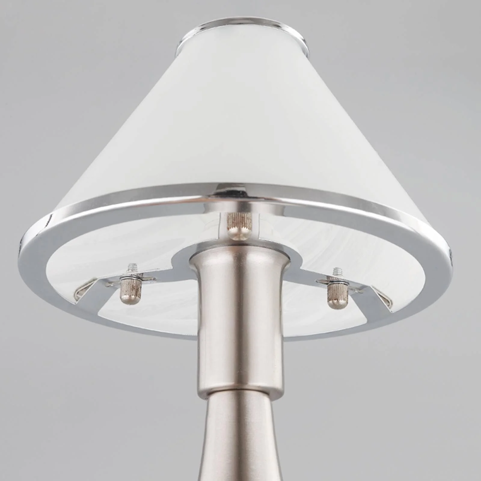 Настільна лампа Lindby Ellen Метал E14 Біла 1 лампа, фото №6