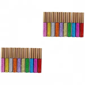 Фломастер-Подводка для глаз Beaupretty Glitzer-Lidschatten Жидкая Блестящий Разноцветный - Фото 1