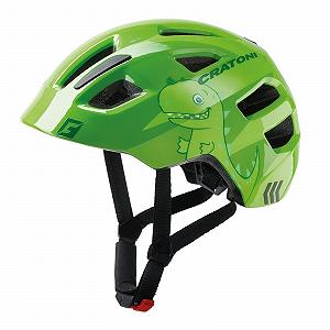 Велосипедний Шолом Cratoni Maxster Дитячий S/M 51-56 см Dino Green Gloss - Фото 1