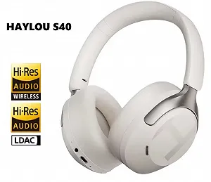 Навушники HAYLOU S40 Hi-Res LDAC ANC Multipoint BT6.0 90 год White - Фото 1