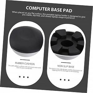 Підставка для ноутбука Матеріал Міцний Чорний synthetic.ua - Фото 1