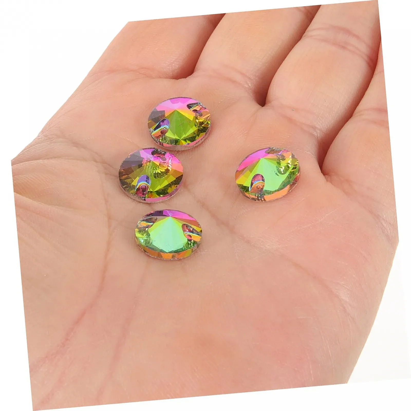 Стрази Tofficu 48 шт. для ручного шиття, блискучі, маленькі, матеріали для DIY, декор для чохла мобільного телефону, декоративні скляні, фото №7