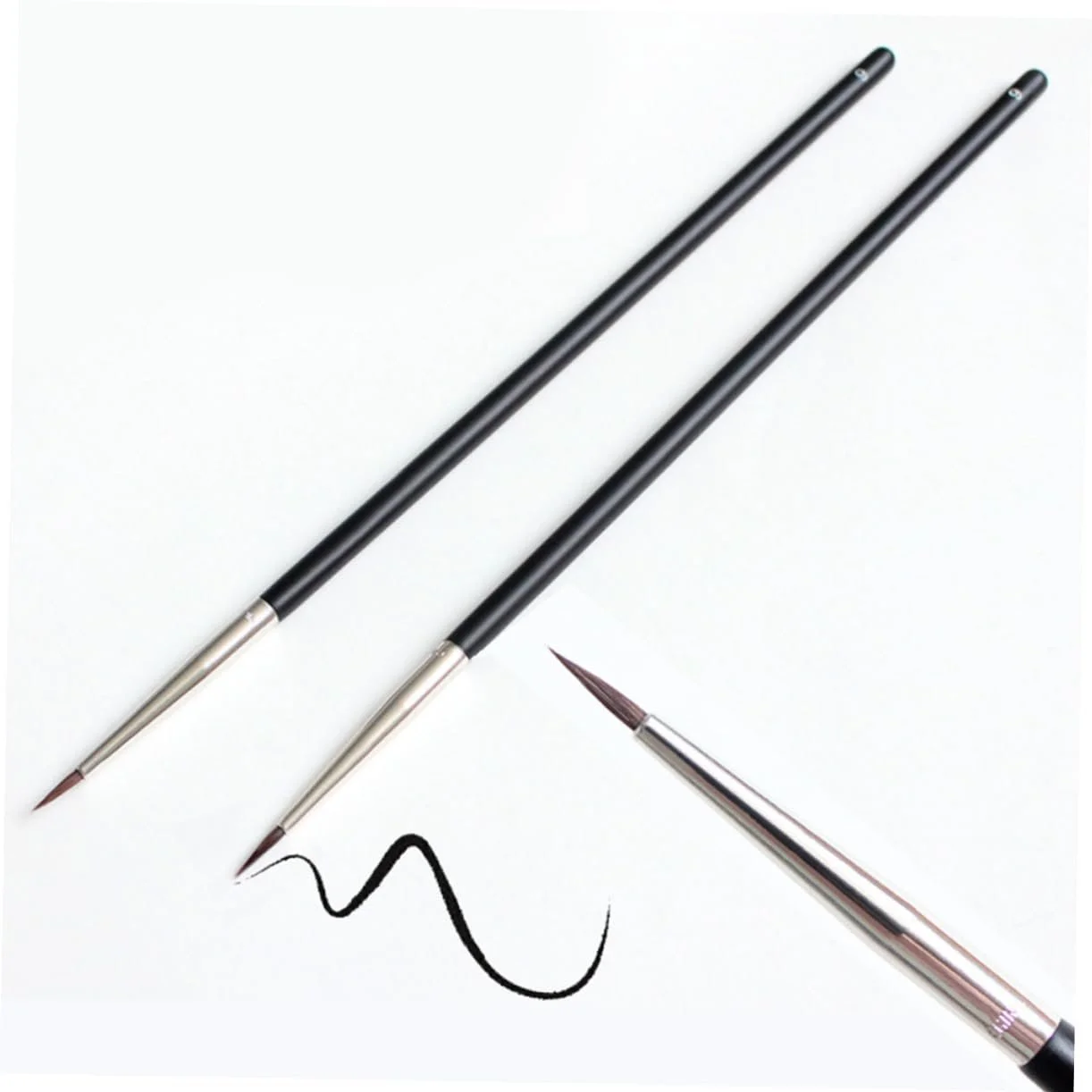 Пензлі SOESFOUFU 2St для макіяжу, консилера, очей, олівця, косметики, фото №5