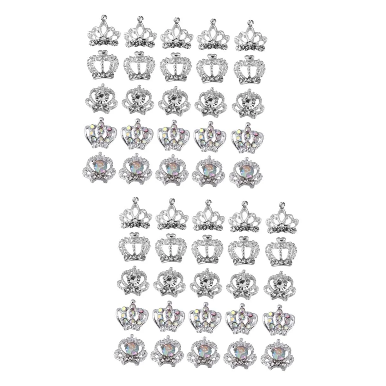 Украшения для ногтей Металл Корона 100 шт., фото №1