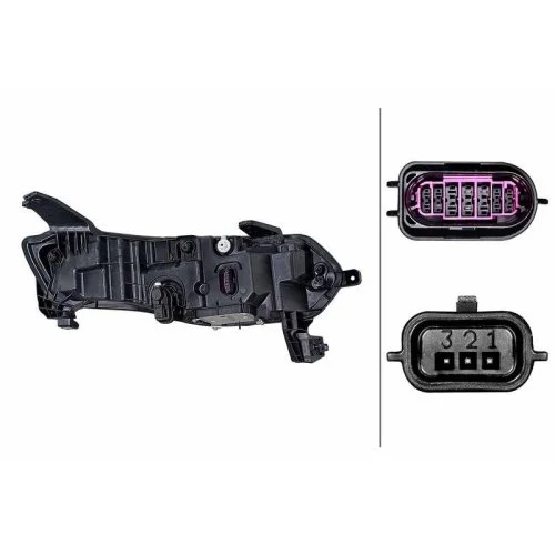 Основна фара HELLA 1LX 015 142-831 для RENAULT, ліва, фото №2