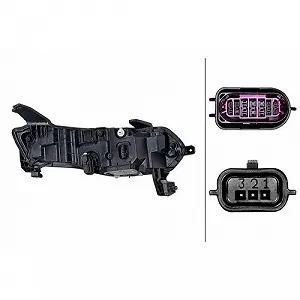 Основная фара HELLA 1LX 015 142-831 для RENAULT, левая synthetic.ua - Фото 1