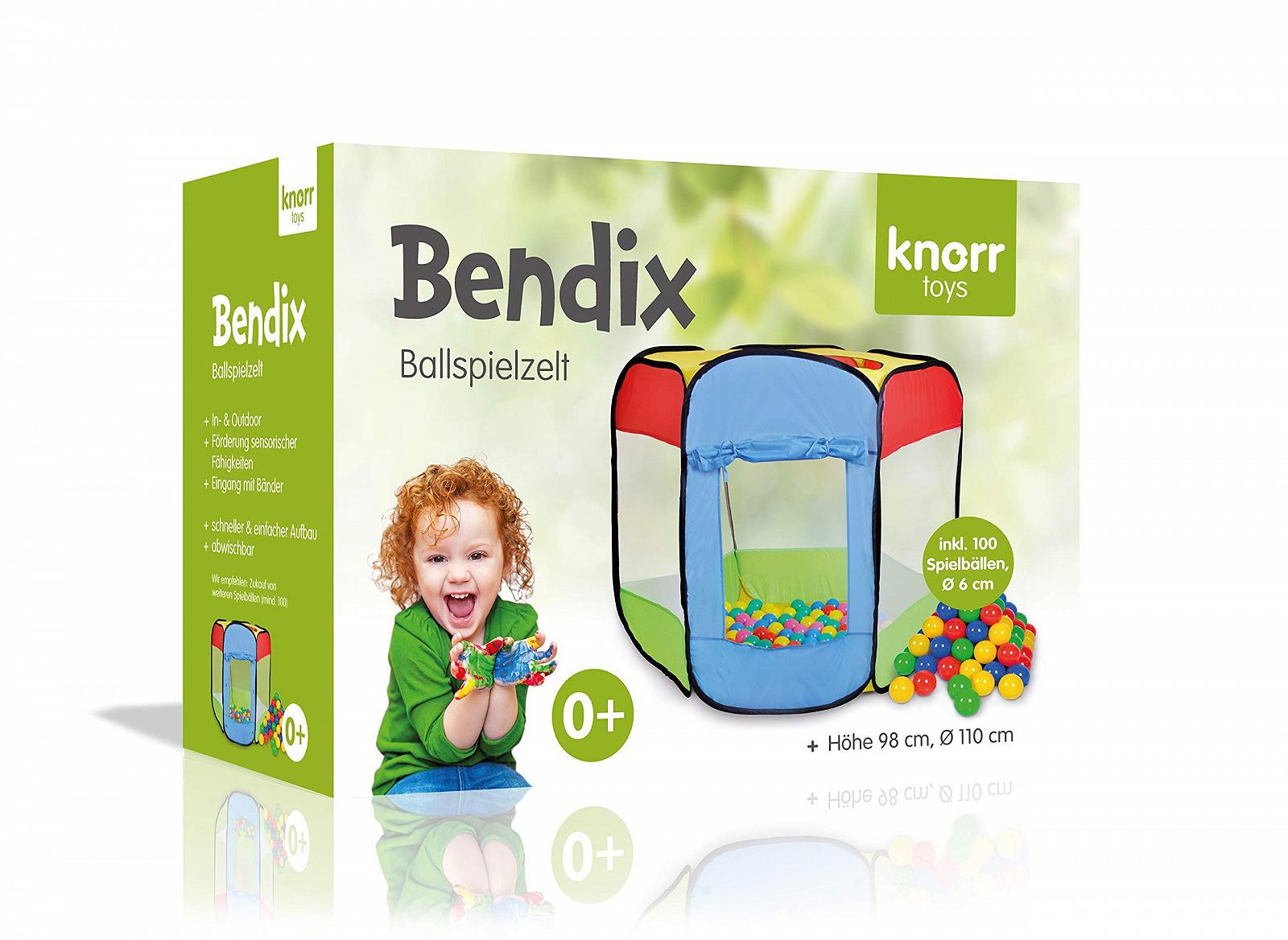 Игровая палатка Knorrtoys Bendix 100 шаров, разноцветный, фото №7
