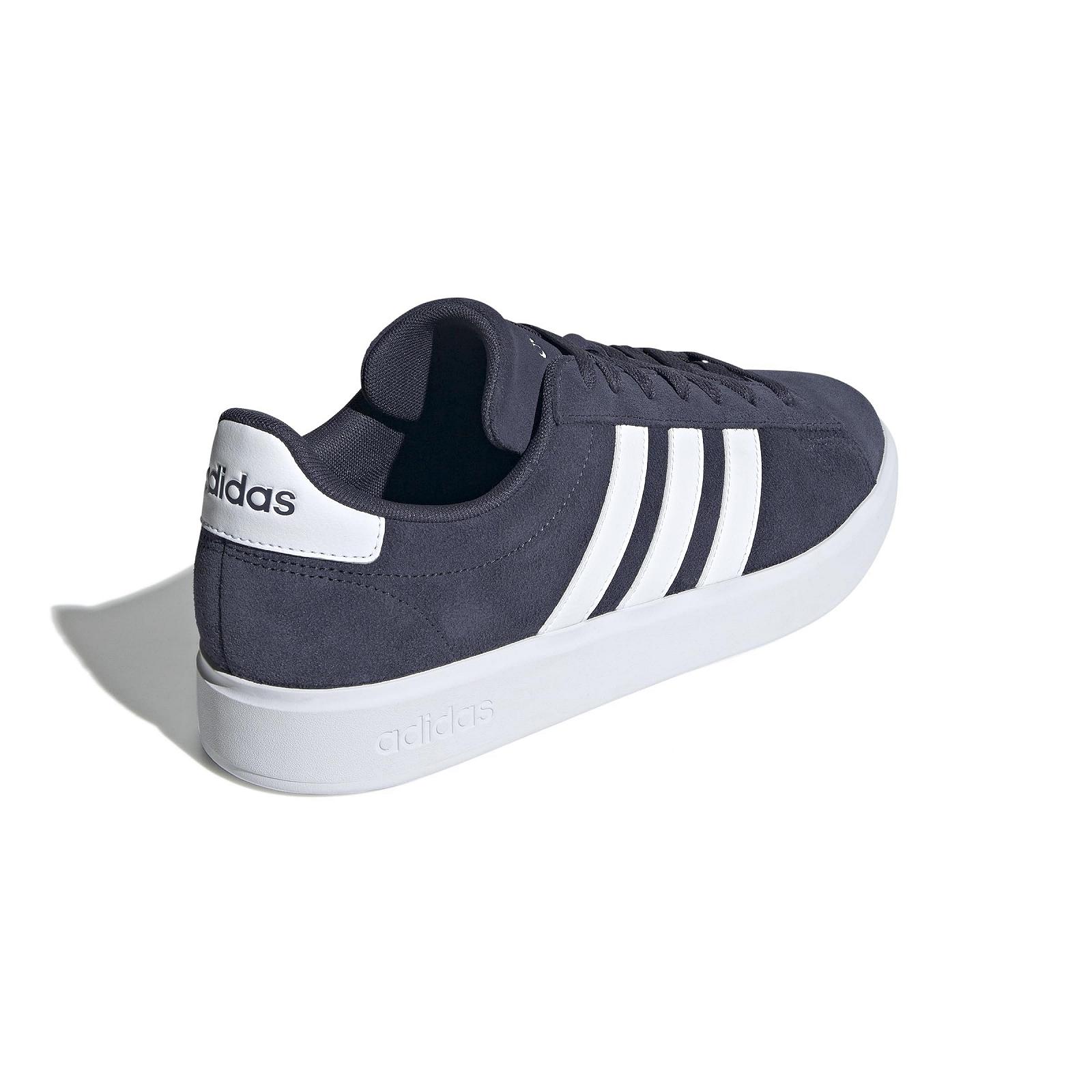 Кросівки adidas Grand Court 2.0 Шкіряний верх Сірий, фото №6 Кросівки adidas Grand Court 2.0 Шкіряний верх Сірий, фото №6