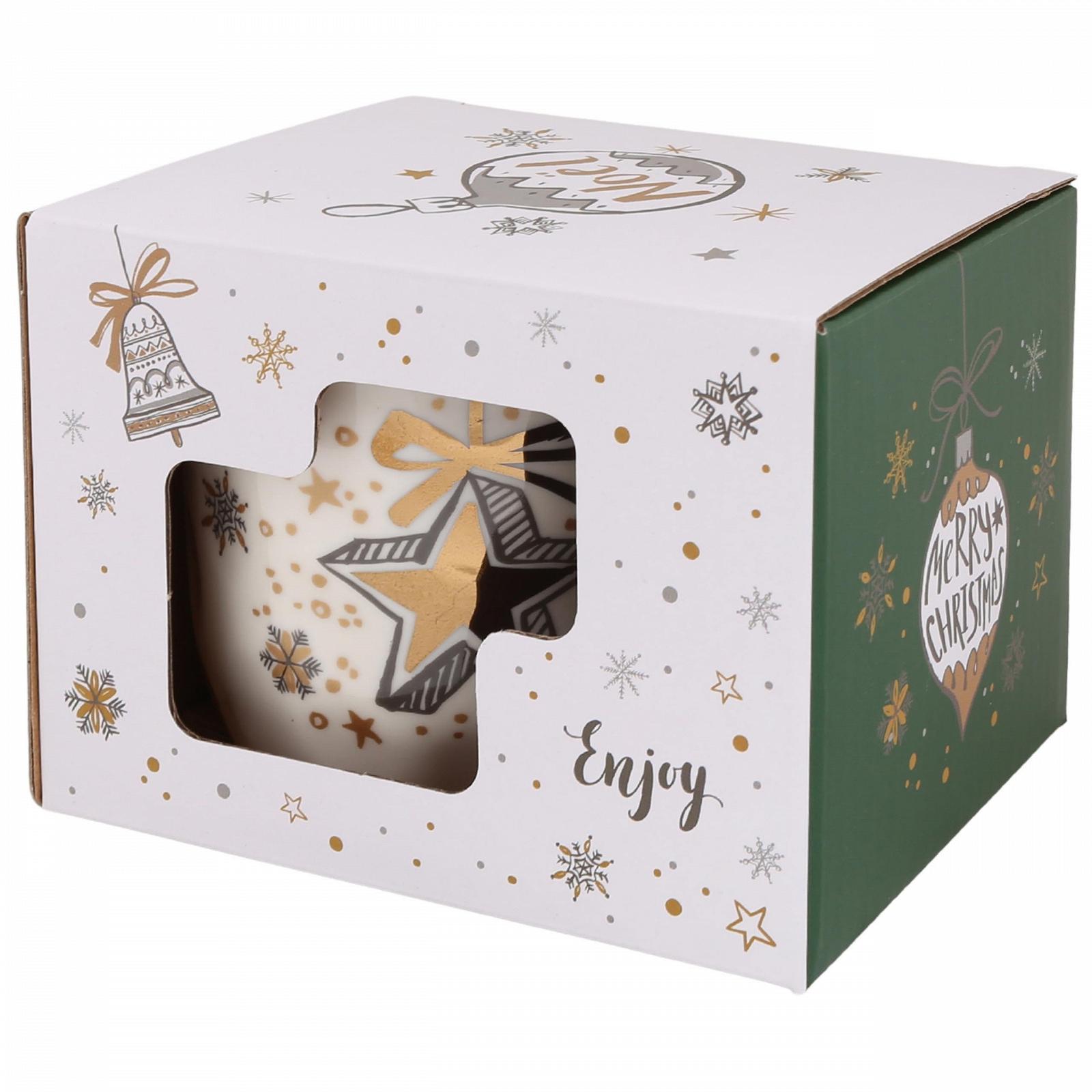 Різдвяна порцелянова кружка з ручкою і різдвяним мотивом Sarcia.eu, 320 мл, біла (зірка), фото №8 Різдвяна порцелянова кружка з ручкою і різдвяним мотивом Sarcia.eu, 320 мл, біла (зірка), фото №8