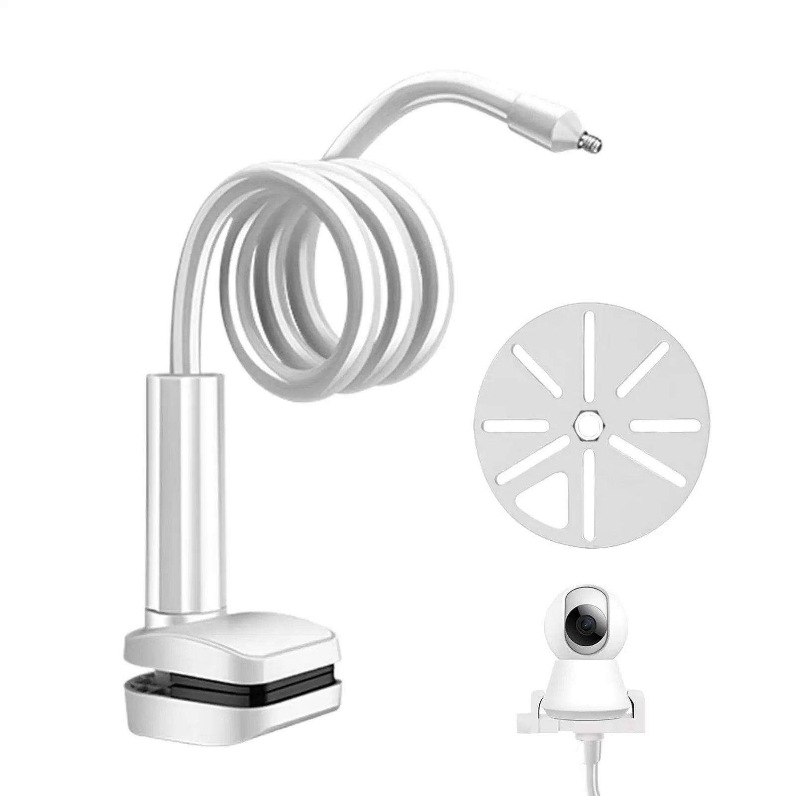 Тримач для відеоняні Baby Monitor Clip Holder Гнучкий кронштейн із затискачем для меблів, фото №9