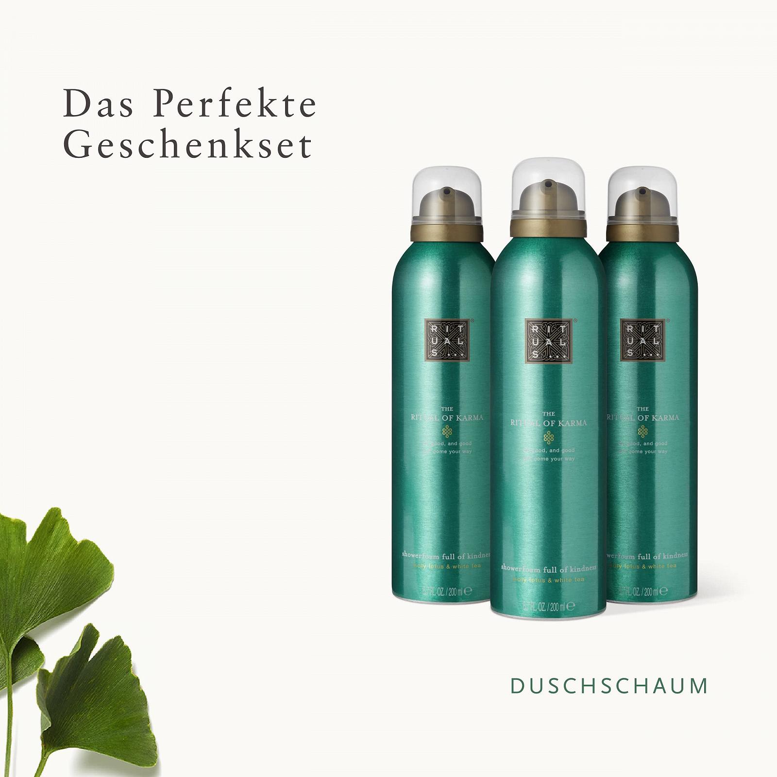 Пінистий гель для душу RITUALS The Ritual of Karma зволожувальний охолоджувальний 3 x 200 мл, фото №6
