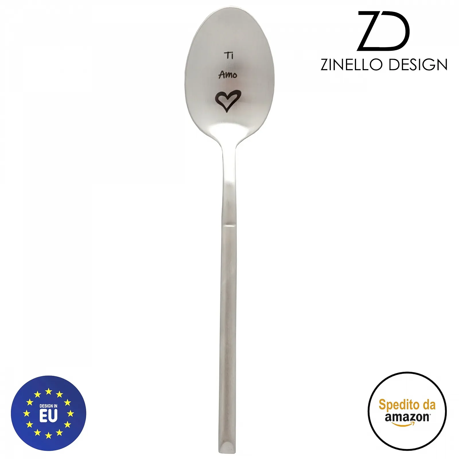 Ложка з повідомленням про кохання Zinello Design I Love You, подарунок на Різдво, день народження, фото №3