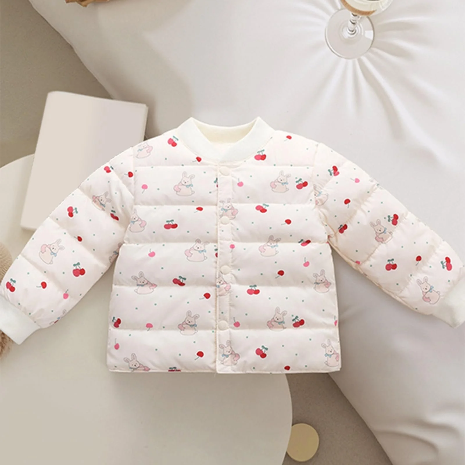 Куртка Зимняя для мальчиков 134 Утепленная Модная Флисовая Куртка Теплая Зимняя Куртка Пальто Длинный Рукав Куртка с простеганной подкладкой Классическая Куртка для активного отдыха с мультяшным принтом Зимнее пальто Повседневная Переходная куртка, фото №2