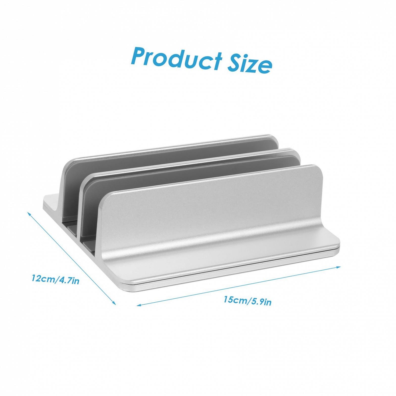 Подставка для ноутбука Sewroro Вертикальная регулируемая алюминиевая, фото №2