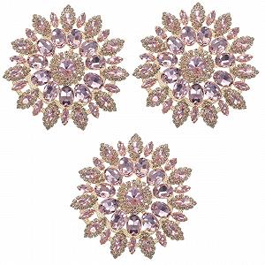 Нашивки Operitacx 3 шт. Аппликации ручной работы разных форм для украшения одежды - Фото 1