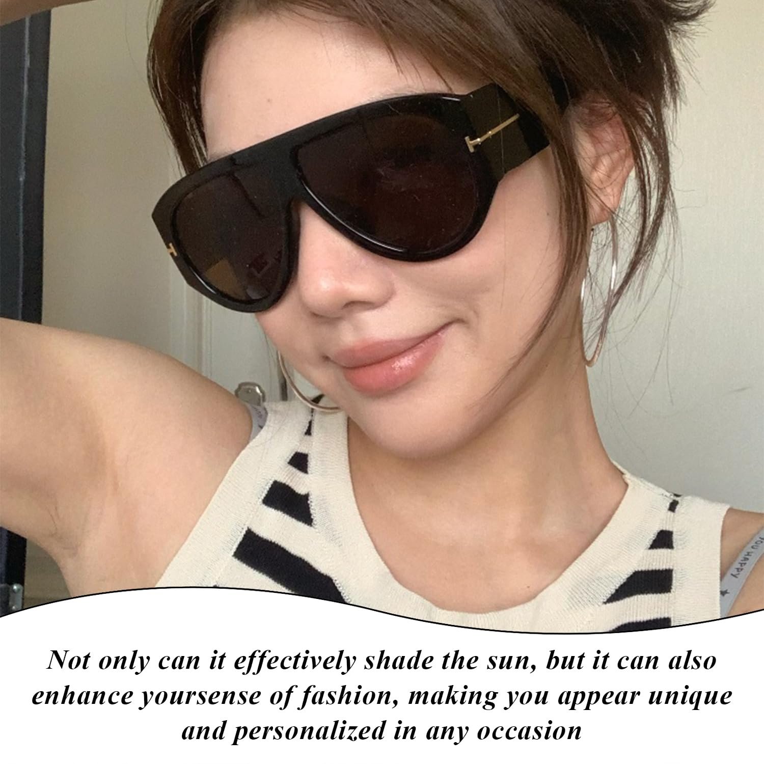 Солнцезащитные Очки RELKLYU Ретро Черный, 2 шт., фото №6 Солнцезащитные Очки RELKLYU Ретро Черный, 2 шт., фото №6