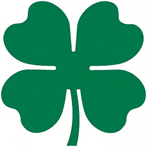 Наклейка на стіну Four Leaf Clover Good Luck - Фото 1