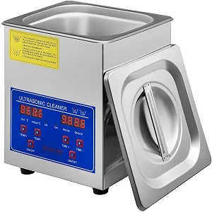 Ультразвуковой очиститель Vevor Ultrasonic Cleaner TH-08A 1.3л. Silver - Фото 1