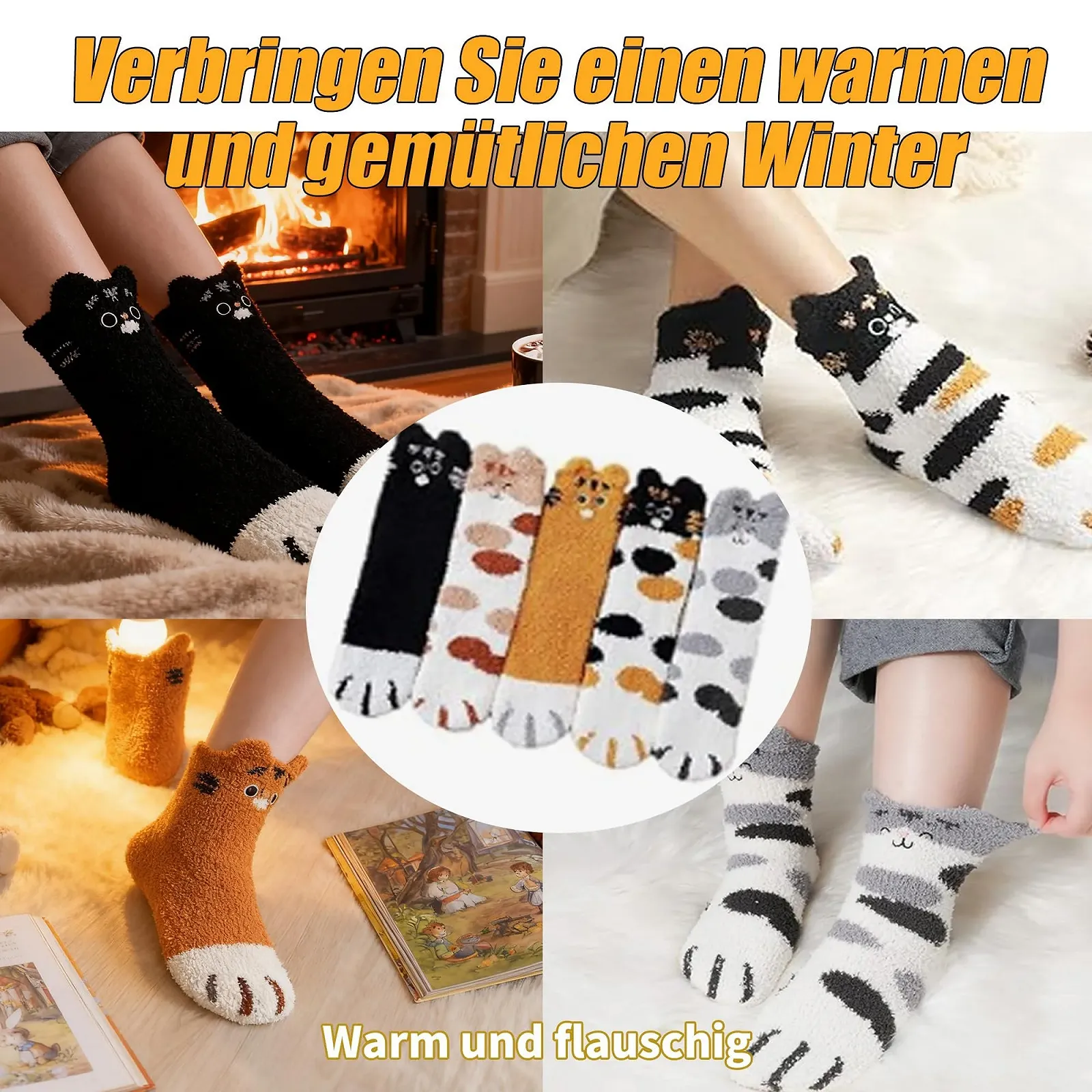 Шкарпетки Жіночі Cuddly 5 пар, фото №3