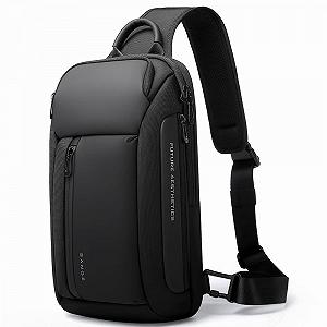 Слінг BANGE Водонепроникна чоловіча нагрудна сумка плечові сумки Crossbody слінг рюкзак для чоловіків - Фото 1