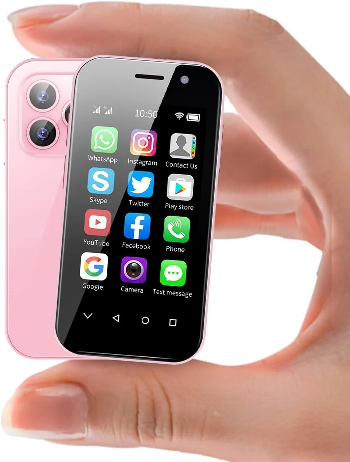 Смартфон Mini 3.0" 4G Dual SIM Pink, фото №1