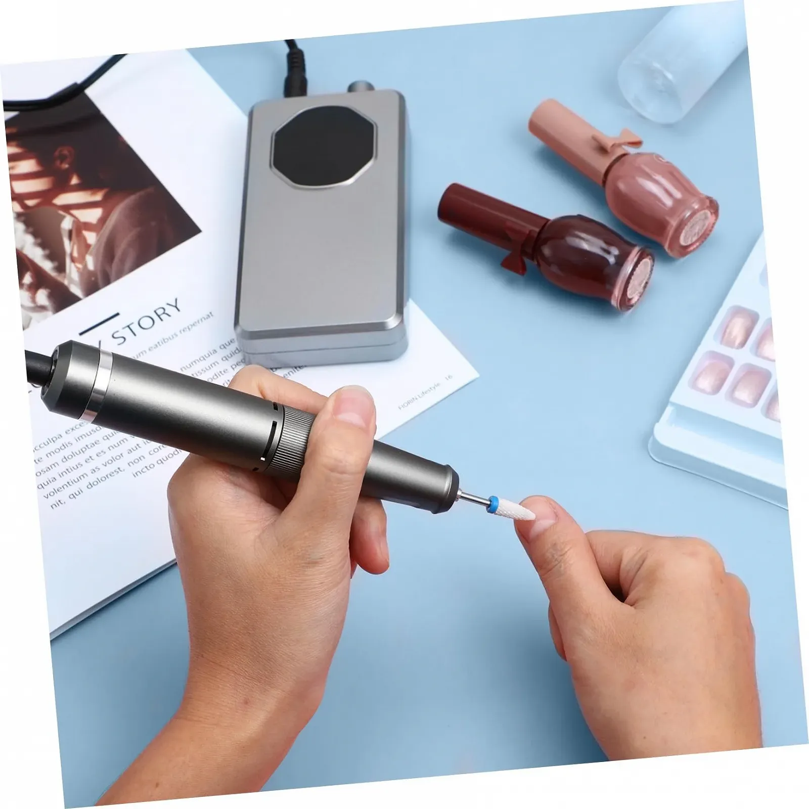 Электрическая машинка для ногтей Beaupretty для полировки и обрезки Портативная для дома и салона, фото №5 Электрическая машинка для ногтей Beaupretty для полировки и обрезки Портативная для дома и салона, фото №5