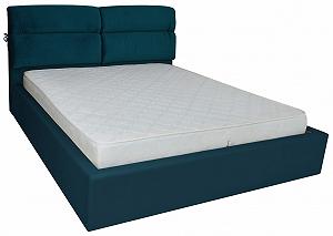 Кровать Двуспальная Edinburgh VIP 180 х 200 см Missoni 017 С дополнительной металлической цельносварной рамой Синяя Кровать Двуспальная Edinburgh VIP 180 х 200 см Missoni 017 С дополнительной металлической цельносварной рамой Синяя