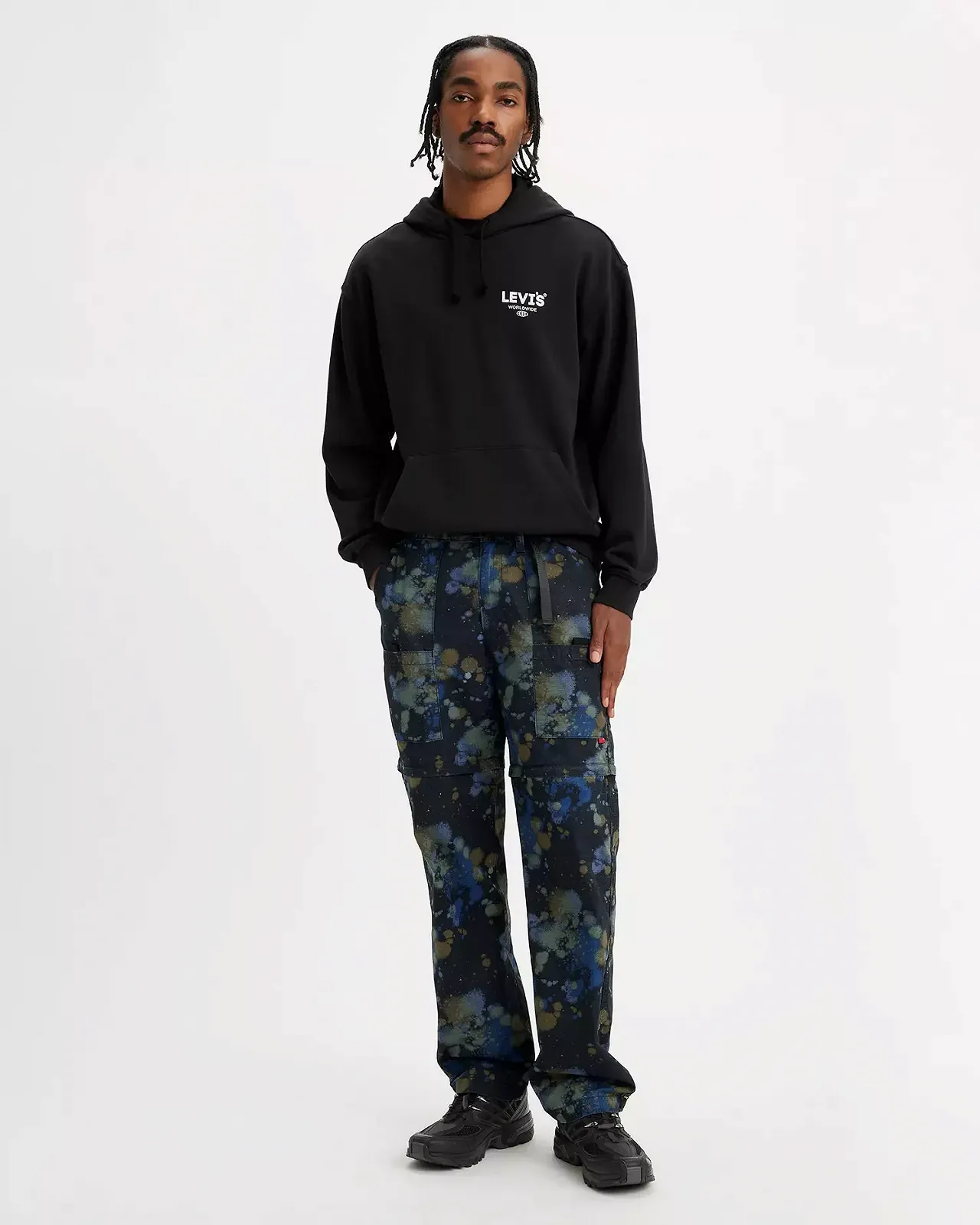 Мужские штаны Levis - Utility Zip Off Pant Splatter Paint Mete - M, фото №2