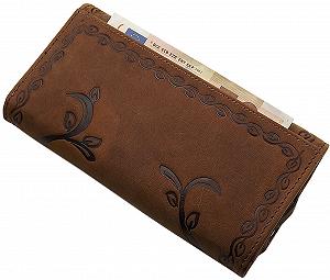 Гаманець жіночий великий шкіряний Myledershop Buffalo, Cognac synthetic.ua - Фото 1