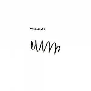 Пружина підвіски SKF VKDL 31463, для VW, передня вісь - Фото 1