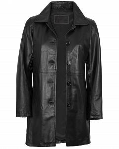 Кожаная Куртка Fjackets Ellen Черная synthetic.ua - Фото 1