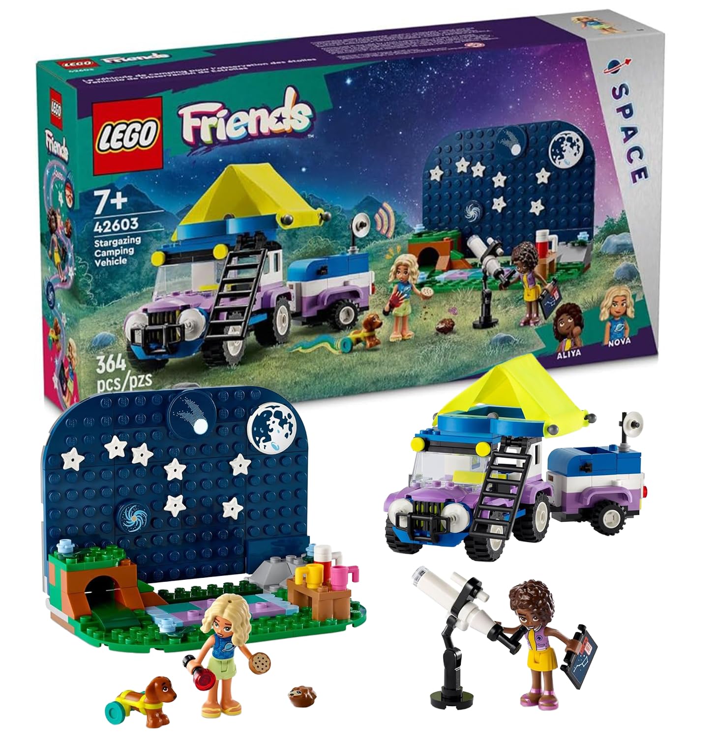 Набор LEGO Friends 42603 Stargazing Camping Vehicle Adventure, фото №1