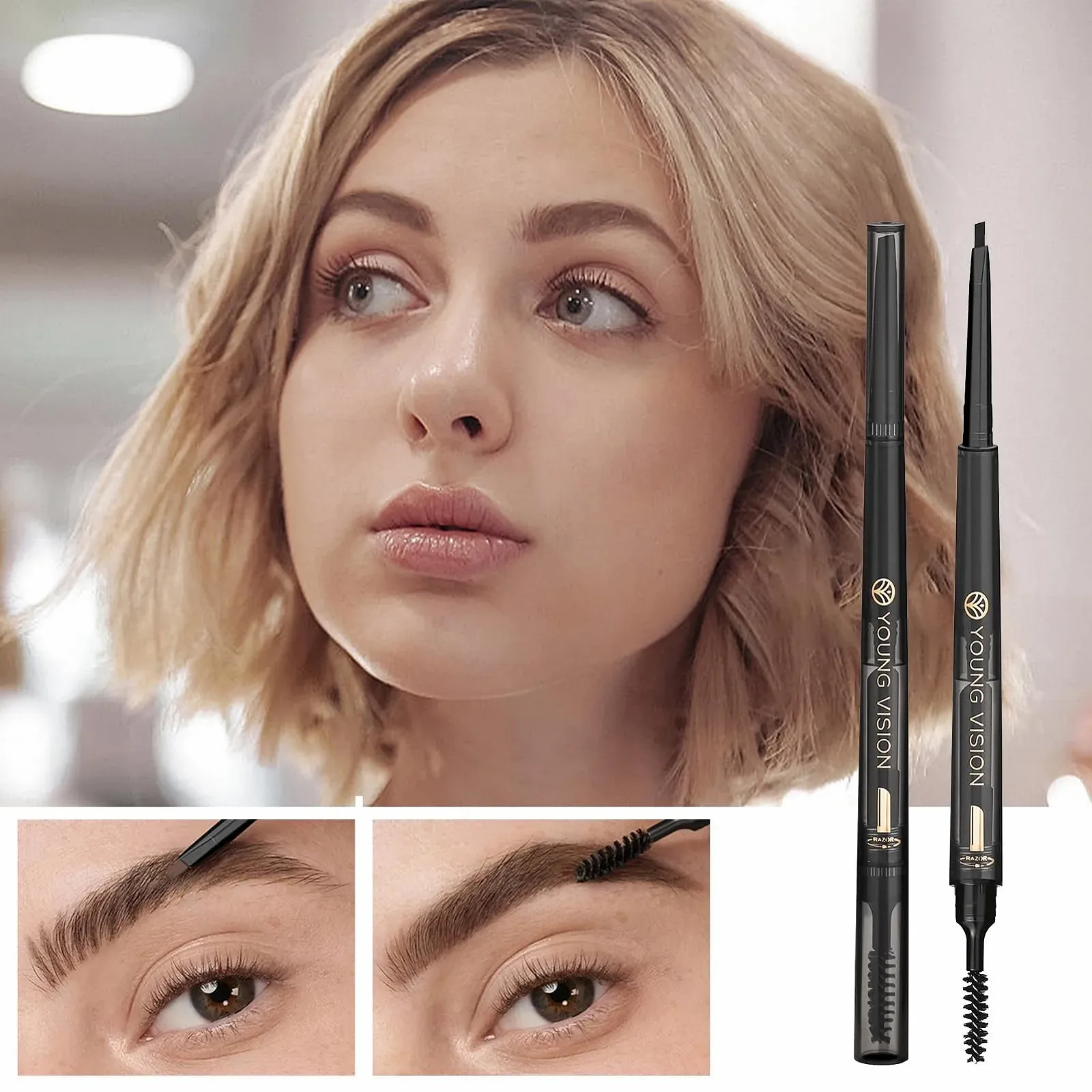 Подводка для бровей Klufo 3-в-1, фото №3