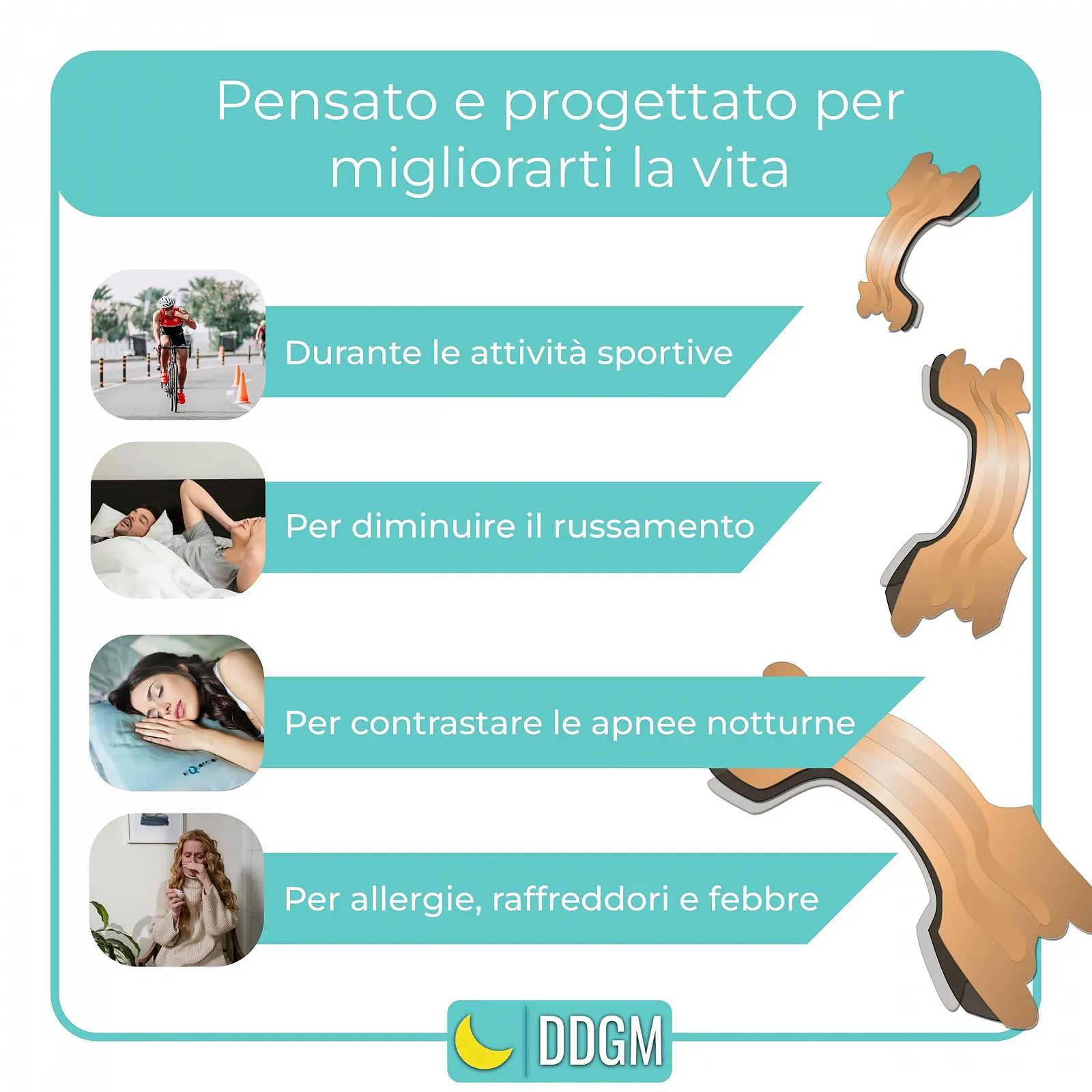 Назальні смужки 10 шт для полегшення нічного та спортивного дихання, фото №2 Назальні смужки 10 шт для полегшення нічного та спортивного дихання, фото №2